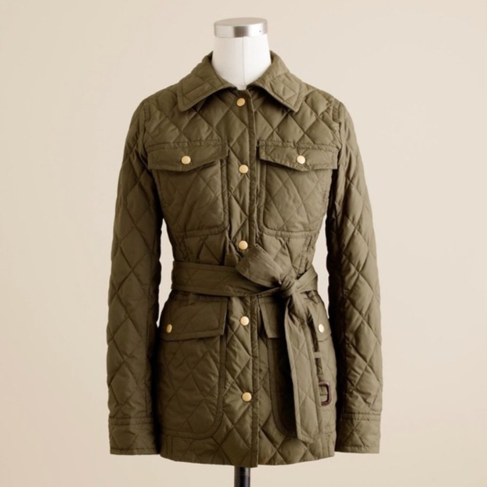 New J. Crew Excursion Quilted Down Utility Field … - image 3